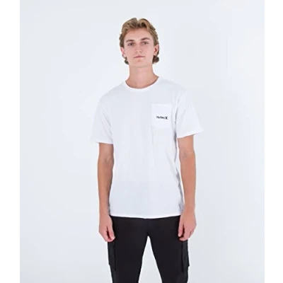 Abbildung von Hurley Herren OAO Pocket Tee T Shirt, weiß, M