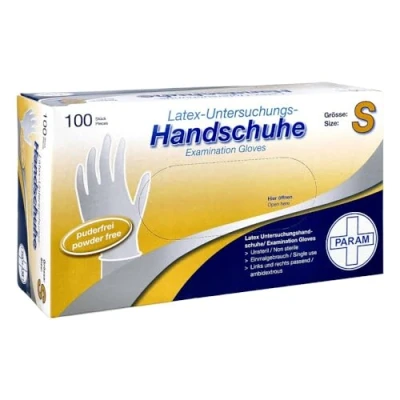 Abbildung von Handschuhe Einmal Latex puderfrei S 100 St