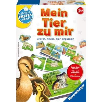 Abbildung von Ravensburger Spiel, Erstes Lernen Lernspiel für Basiskenntnisse Mein Tier zu mir 24731