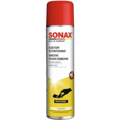 Abbildung von SONAX KlebstoffRestEntferner (400 ml) zur schnellen und rückstandslosen Entfernung von Klebstoffresten &amp; Papier Haftetiketten Art Nr. 04774000
