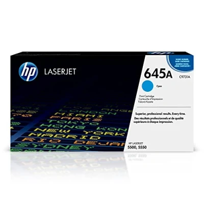 Abbildung von HP 645A cyan toner 12.000 seiten C9731A original