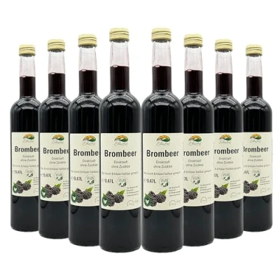 Abbildung von BLEICHHOF® Brombeersaft Direktsaft, vegan (8x0,47l)