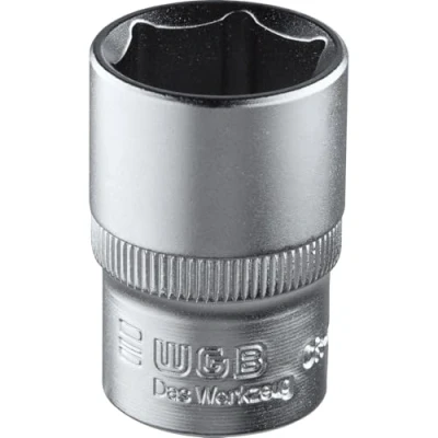 Abbildung von WGB 12,5mm (1/2&quot;) Steckschlüssel Einsatz 6 kant SW17 24x38mm