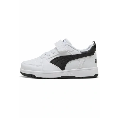 Abbildung von Puma Rebound V6 LO Lauflernschuh für Kinder, Größe: 20, White black Schuhe