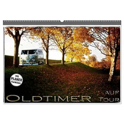 Abbildung von Oldtimer auf Tour (Wandkalender 2025 DIN A2 quer), CALVENDO Monatskalender