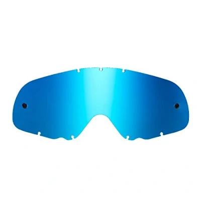 Abbildung von SeeCle 416164 blau getönte verspiegelte Ersatzgläser für Brillen kompatibel mit Oakley Crowbar Maske