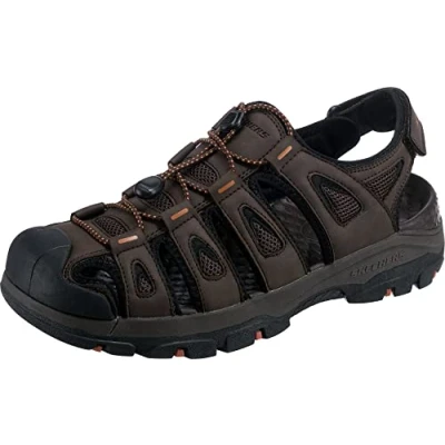 Abbildung von Skechers Tresmen Fisher Trekkingsandale, Herren, Größe: 40, Chocolate Schuhe