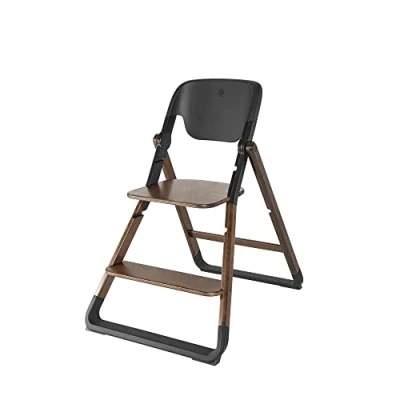 Abbildung von Ergobaby Evolve Toddler Chair Hochstuhlbasis Ergonomischer Stuhl für Kleinkinder Mitwachsend ab ca. 36 Monate, Höhenverstellbarer Kinderstuhl Treppenstuhl in Holzausführung, Dark Wood