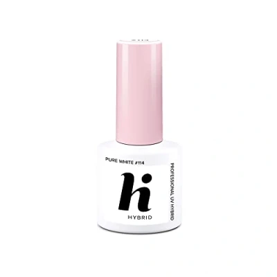 Abbildung von HI Hybrid Sport UV GEL Polish Nagellack, Größe: 5 ml, Pure white