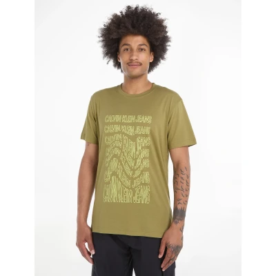 Abbildung von Calvin Klein Jeans T Shirt INSTITUTIONAL WARP TEE mit Logodruck