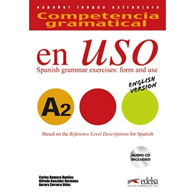 Abbildung von Competencia gramatical en uso, A2 : versión inglesa: Libro + CD English version (Competecia uso)