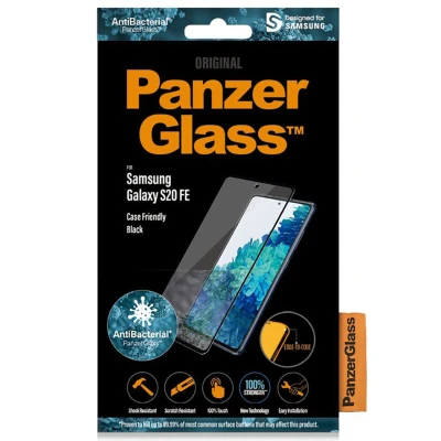 Abbildung von Samsung Galaxy S20 FE Panzerglas PanzerGlass Anti Bacterial Case Friendly Screenprotector smartphone CF Antibakterieller Screen Protector