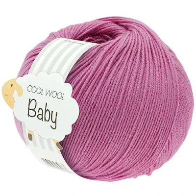 Abbildung von LANA GROSSA COOL WOOL BABY Häkelwolle, 220 m (besonders geeignet für Babystricksachen), 50 g