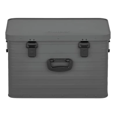 Abbildung von Enders Aufbewahrungsbox &quot;Toronto Alubox L Grey&quot;, mit robuster Pulverbeschichtung​