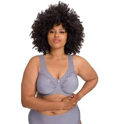 Abbildung von Ulla Popken Bügel BH, Damen, Größe: 120E, Grey