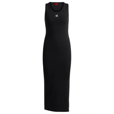 Abbildung von HUGO Nalimera Strickkleid, Damen, Größe: Medium, Black