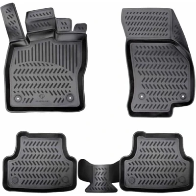 Abbildung von Design 3D Gummimatten Set für Citroen C5 II 2008 2017 Extra hoher 5cm Rand