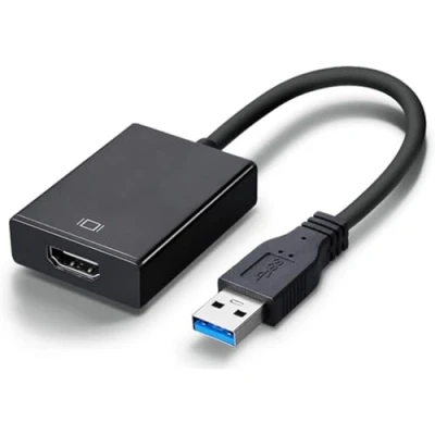 Abbildung von GERUI USB zu HDMI Adapter, 3.0/2.0 Video HD 1080P Grafikkabel Konverter für PC, Laptop HDTV TV kompatibel mit Windows XP/10/8/7