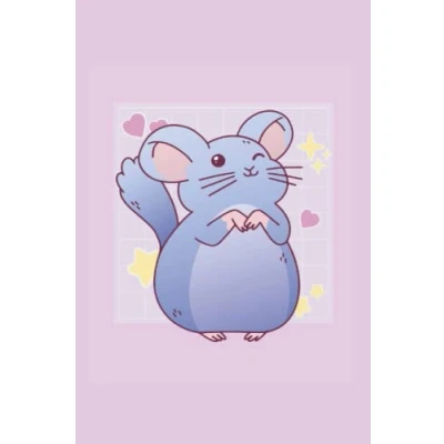 Abbildung von Notizbuch: Chinchillas Notizbuch 6x9 Zoll DIN A5 120 Seiten Punktraster Nagetier Notizheft Haustier Tagebuch Nager Schreibheft