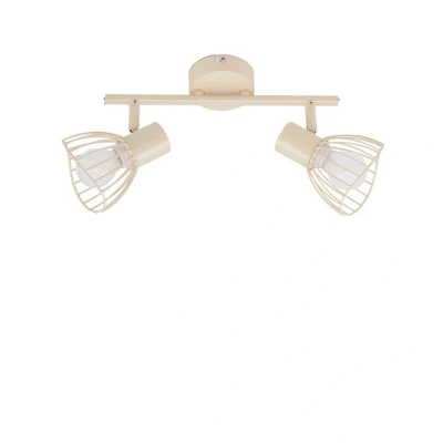 Abbildung von Lindby Deckenleuchte Piena, beige, 2 flg., Metall, 39cm