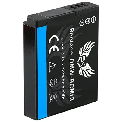 Abbildung von SK Akku Ersatz für Panasonic DMW BCM13 / BCM13E 1200mAh Lumix DMC FT5 TZ40 TZ41 TZ56 TZ58 TZ61 TZ71 ZS30