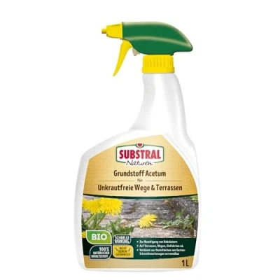 Abbildung von Substral Unkrautbekämpfungsmittel Naturen Grundstoff Acetum Bio Unkrautfrei