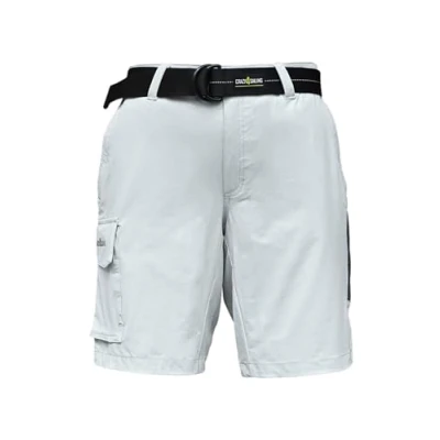 Abbildung von crazy4sailing Unisex Deckshorts Segelhose Shorts kurz wasserabweisend, Farbe:Stone, Größe:XXL