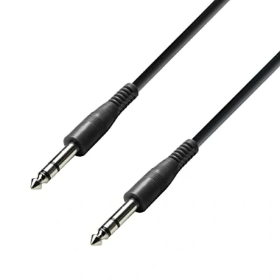 Abbildung von Adam Hall K3 BVV 0030 ECO Patchkabel 6, 3 mm Klinke stereo auf 0, m