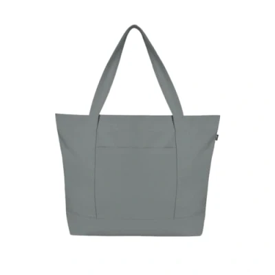 Abbildung von Ecoright Canvas Tote Bag for Women with Zip &amp; Inner Pocket, 100% Organic Cotton Bags Men, Shopping, Beach