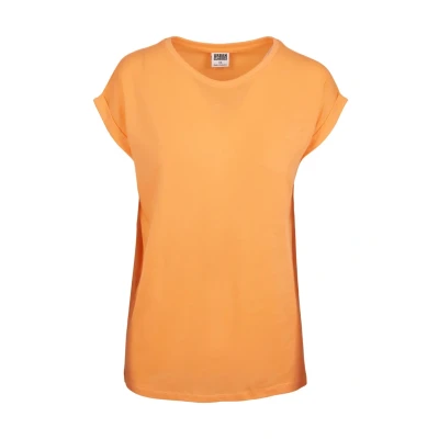 Abbildung von Urban Classics Extended Shoulder Tshirt basic, Damen, Größe: Small, Papaya