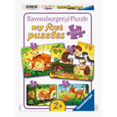 Abbildung von Ravensburger My First Puzzles Forest Animal Fun 4 in 1
