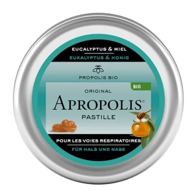 Abbildung von Propolis Pastillen Eukalyptus Honig APRO 40 g