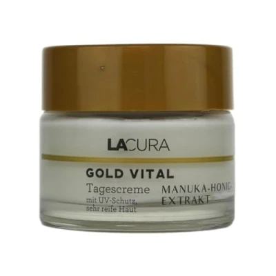 Abbildung von Lacura Gold Vital Tagescreme mit Manuka Honig Extrakt sehr Reife Haut 50ml