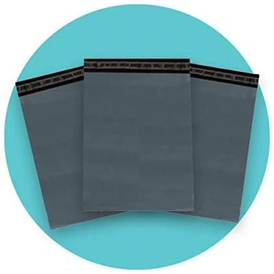 Abbildung von triplast 10 x 12 Zoll Kunststoff Versandtaschen Bag Grau (500 Stück)