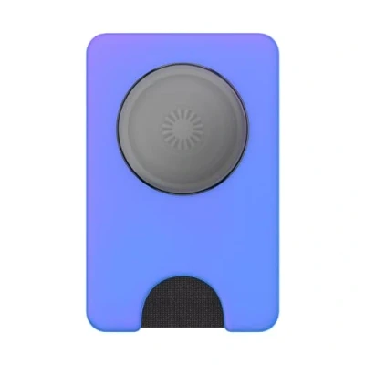 Abbildung von PopSockets: PopWallet+ für MagSafe Inklusive Adapterring Kartenhalter mit integriertem austauschbarem PopTop Smartphones und Hüllen Neo Noir