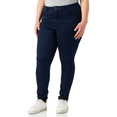 Abbildung von ONLY Carmakoma Jeans Skinny Fit, Damen, Größe: 44x30, Dark blue denim