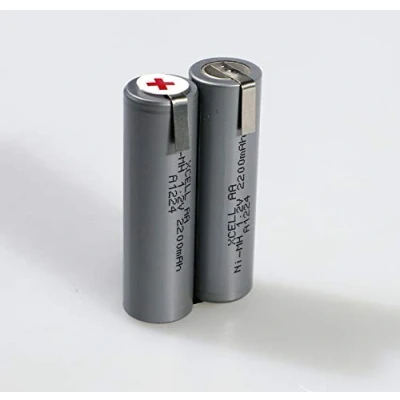 Abbildung von Ersatz Akku (16), passend für Philips Philishave Rasierapparat Rasierer 2,4V 2200 mAh (Cool Skin HQ7740, HQ7742, HQ7760, HQ7780, HQ7782, u.a.)