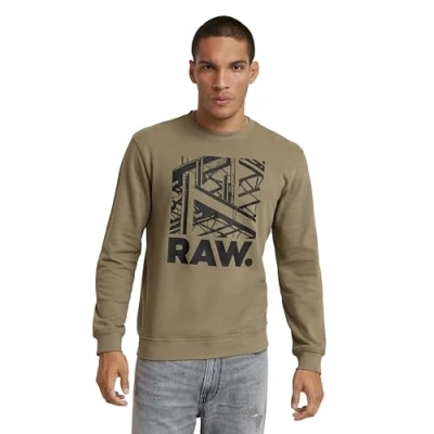 Abbildung von G Star RAW Men&#039;s Sweats Construction r sw, Grün (Shamrock D24678 D562 2199), M