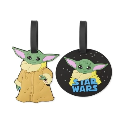 Abbildung von Disney Star Wars Baby Yoda VT700241L.PH Gepäckanhänger, Mehrfarbig, 2 Stück