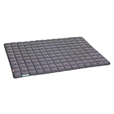 Abbildung von Doctor Bark Hundedecke weiche, hochwertige Hundematte für sehr große Hunde, robuste Indoor Outdoor Liegedecke, waschbar bis 95C (Gr. XXL, Grau)