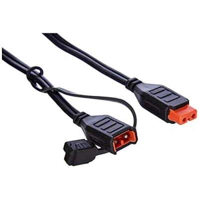 Abbildung von AEG Automotive 10150 Komfortanschluss Ladegeräte KV 20, 2 m, für schwer erreichbare Batterien bei Auto und Motorrad, Schwarz