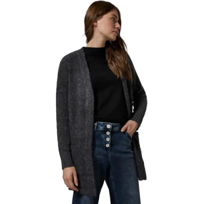 Abbildung von Cecil Strickjacke, Damen, Größe: Small, Grau