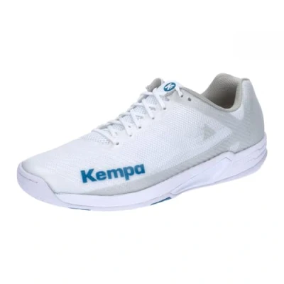 Abbildung von Kempa WING 2.0 Handballschuh, Herren, Größe: 40.5, White/deep blue Textil/synthetik
