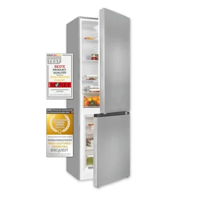 Abbildung von exquisit Kühl /Gefrierkombination &quot;KGC320 95 E 040C&quot;, KGC320 040C, 185,8 cm hoch, 60 breit, 315 Liter Nutzinhalt, Elektronische Steuerung