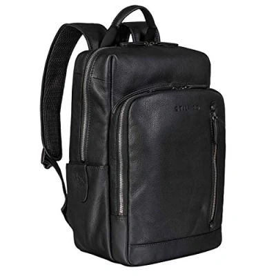 Abbildung von STILORD Notebook Rucksack &quot;Johnson&quot; Lederrucksack Herren Business