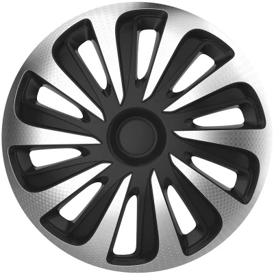 Abbildung von AutoStyle PP 5314SB Radblenden 14Zoll schwarz/silber