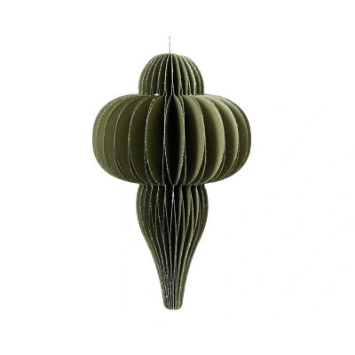 Abbildung von Decoris Ornament grün 40cm
