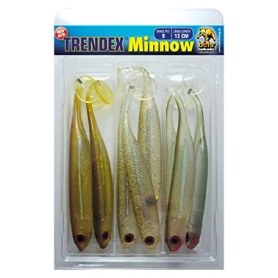 Abbildung von Behr Trendex Drop Shot Minnow 13 cm pack/ 9 pcs Kunstköder Set