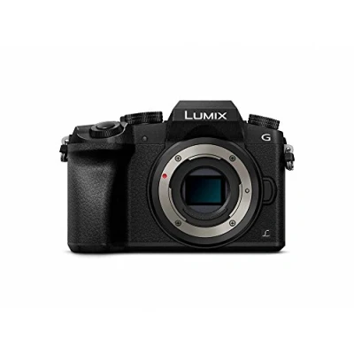 Abbildung von Panasonic LUMIX G DMC G70EG K Systemkamera (16 Megapixel, OLED Sucher, Hybrid Kontrast AF, 7,5 cm Touchscreen, 4K Foto und Video, WiFi) schwarz