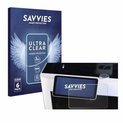 Abbildung von Savvies 6 Stück Schutzfolie für Bambu Lab X1 Carbon 3D Printer Displayschutz Folie Ultra Transparent
